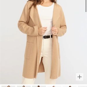 J Crew Juliette collarless sweater-blazer